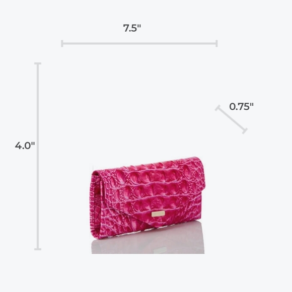 Brahmin Pink Cosmo Melbourne April Tote & Veronica Wallet NWT - Picture 16 of 16